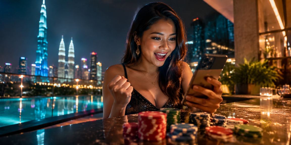 Pengguna Kuala Lumpur mengakses platform bola sepak 611 dari telefon pintar